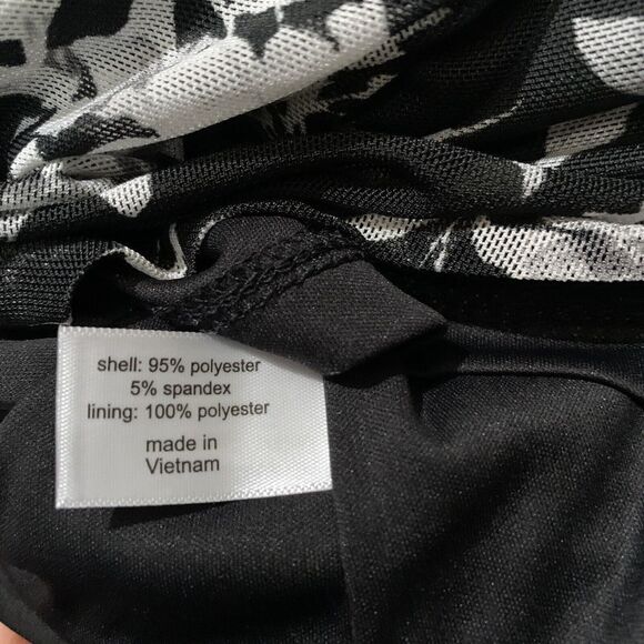 Lane Bryant Plus Size 26 28 Multicolor Floral Print Mesh Overlay Ruched Blouse - Picture 7 of 8